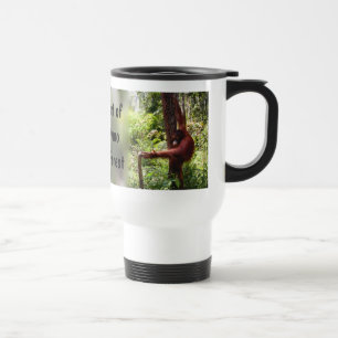Mug De Voyage Legs de conservation de forêt tropicale de faune