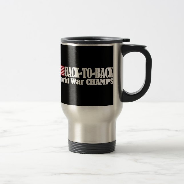 Mug De Voyage Les Black Back To Back USA Champs (Droit)