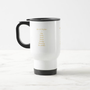 Mug De Voyage Les cadeaux du Saint-Esprit dans 3D semblent le