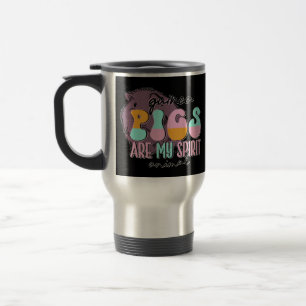Mug De Voyage Les Cochons de Guinée sont mon esprit animal