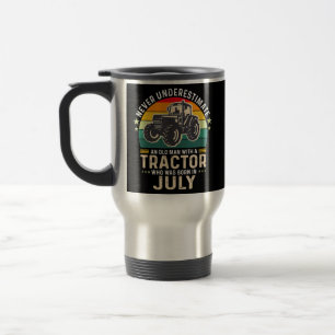 Mug De Voyage Les hommes ne sous-estiment jamais le vieil homme