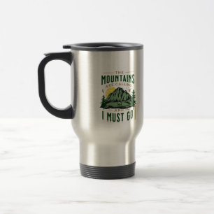 Mug De Voyage Les Montagnes Appelent