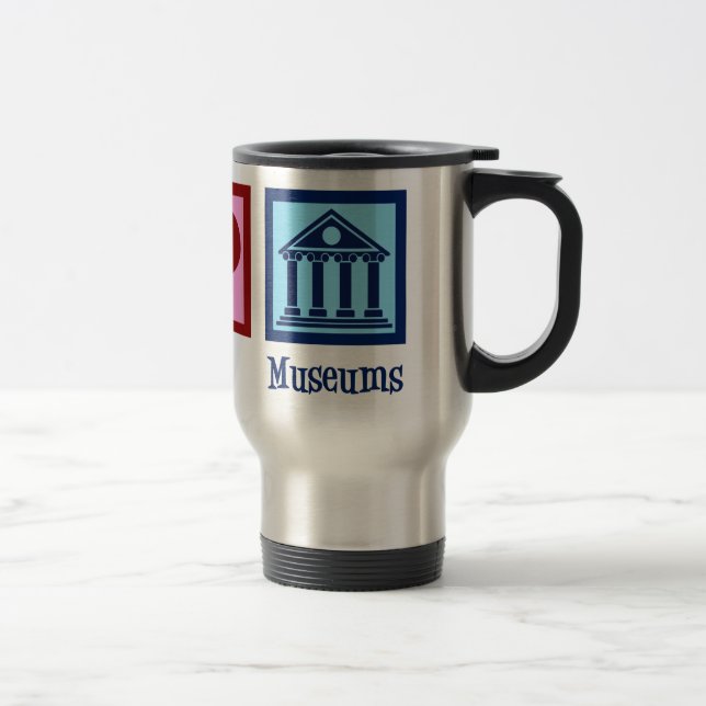Mug De Voyage Les musées Peace Love (Droit)