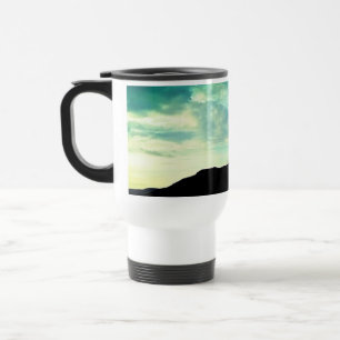 Mug De Voyage Les nuages bleus, au-dessus de la colline