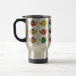 MUG DE VOYAGE LES TEAPOTS COLORÉS