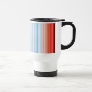Mug De Voyage Les températures du changement climatique en Récha