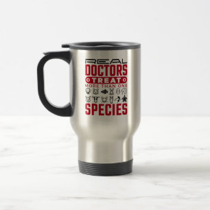 Mug De Voyage Les vrais médecins traitent plus d'une espèce Vété