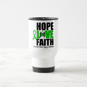 Mug De Voyage Lésion cérébrale traumatique de foi d'amour
