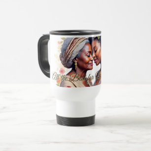 Mug De Voyage L'étreinte d'une mère – Un lien intemporel en fleu