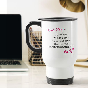 Mug De Voyage LETTRE PETIT-ENFANT NANA Favorite Police