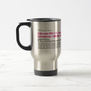 Mug De Voyage Lidocaïne Médicale Drôle