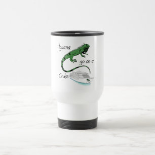 Mug De Voyage L'iguane vont sur une croisière