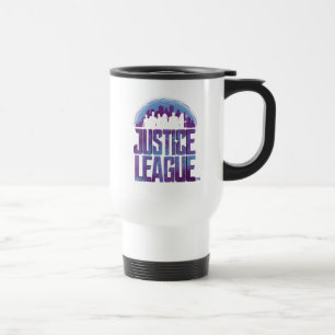 Mug De Voyage Ligue de Justice Justice League City Silhouette
