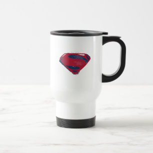 Mug De Voyage Ligue de Justice Symbole Superman brosse et demi