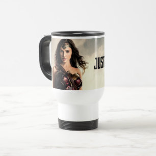 Mug De Voyage Ligue de Justice Wonder Woman Sur Le Champ De Ba
