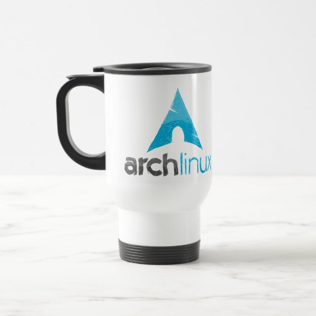 Mug De Voyage Logo de Linux de voûte (Gauche)