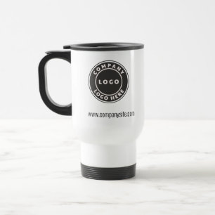 Mug De Voyage Logo d'entreprise et adresse du site Web de votre