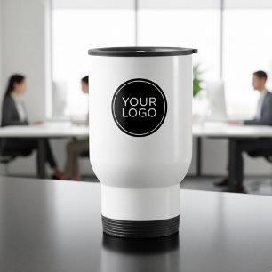 Mug De Voyage Logo personnalisé   Personnalisé minimaliste moder