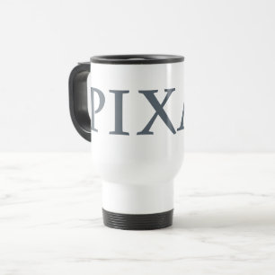 Mug De Voyage Logo Pixar Grey