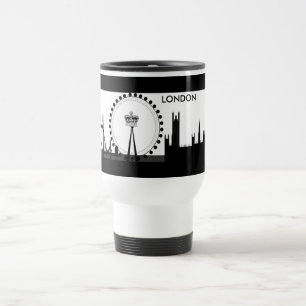 Mug De Voyage London Eye Ferris Wheel England Londres Skyline Mu
