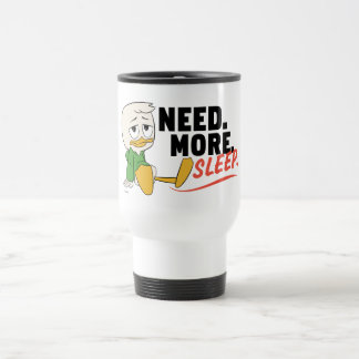 Mug De Voyage Louie Duck | Besoin. Plus. Dormir.