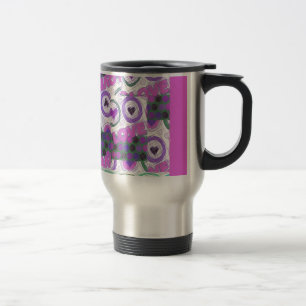 Mug De Voyage Lovely Love Heart Motif Art Imprimer