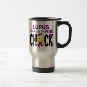 Mug De Voyage Lupus sali avec le poussin faux