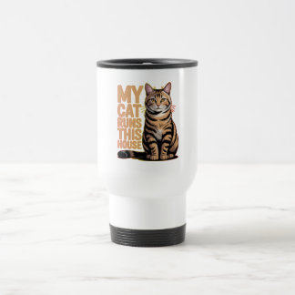 Mug De Voyage Ma citation drôle d'amour de chat