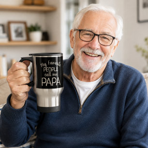 Mug De Voyage Ma photo préférée de petits-enfants s'appelle Papa