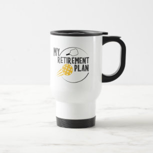 Mug De Voyage ma retraite pickball sport drinkware voyage mu