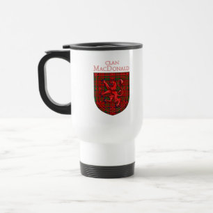 Mug De Voyage MacDonald de Glencoe Tartan Scottish Plaid