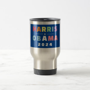 MUG DE VOYAGE MADAME LE PRÉSIDENT KAMALA HARRIS OBAMA 2024