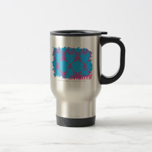 Mug De Voyage Magenta-Aqua 4 de damassé
