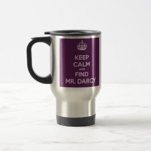 Mug De Voyage Maintenez M. Darcy Jane Austen calme et de