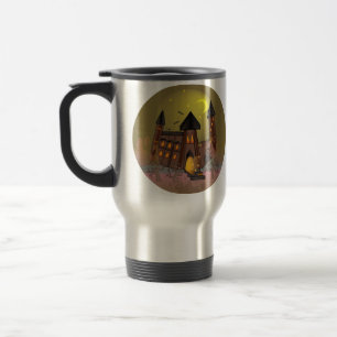 Mug De Voyage Maison de sorcière éffrayante Halloween et château