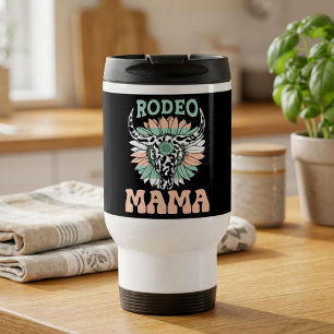 Mug De Voyage Maman Cowgirl de Rodéo   Fête des Mères Western Un