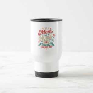 Mug De Voyage Maman et infirmière Cadeau rétro pour maman fête d
