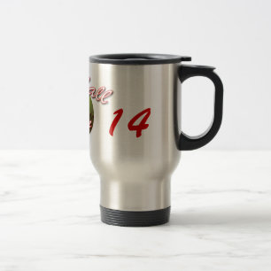 Mug De Voyage Maman jaune du base-ball du base-ball avec le
