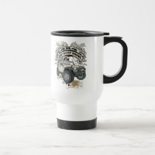 Mug De Voyage Mangez, dormez, conduisez 4x4