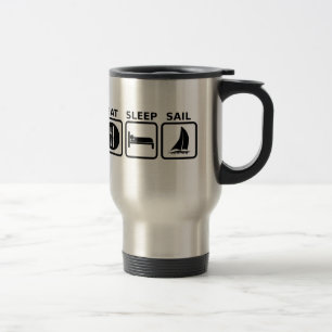 Mug De Voyage Mangez la voile de sommeil