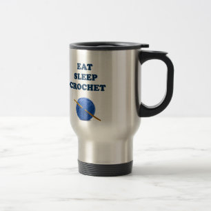 Mug De Voyage Mangez le crochet de sommeil