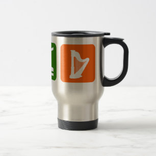 Mug De Voyage Mangez l'harpe de sommeil