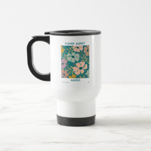 Mug De Voyage Marché aux fleurs Madrid Imprimer