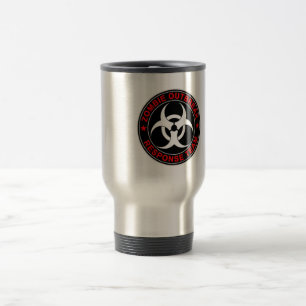 Mug De Voyage Marcheurs de marche d'équipe de réponse de zombi