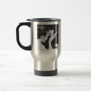 Mug De Voyage Mariage de couple photo personnalisé minimaliste n