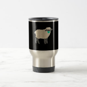 Mug De Voyage Masque simple à porter pour les moutons   Cadeau a