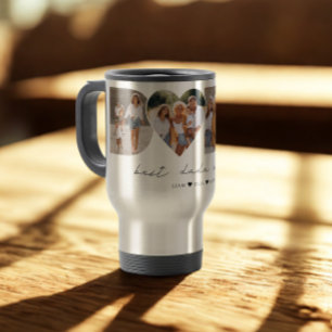 Mug De Voyage Meilleur Dada Ever 4 Collage photo Première Fête d