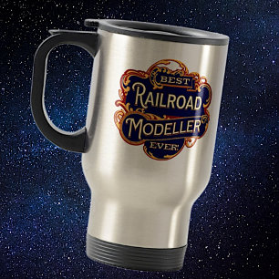 Mug De Voyage Meilleur Modélisateur ferroviaire jamais