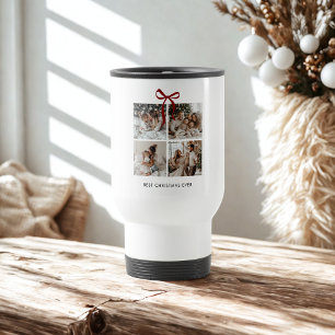 Mug De Voyage Meilleur Noël Ever Famille Photo Collage Cadeau