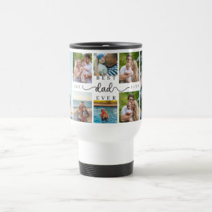 Mug De Voyage Meilleur papa jamais Collage photo de la 8e Jour
